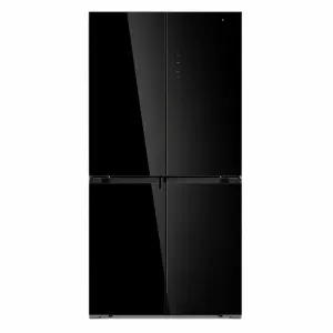 Muzlatgich Immer NF436MD-BLACK GLASS