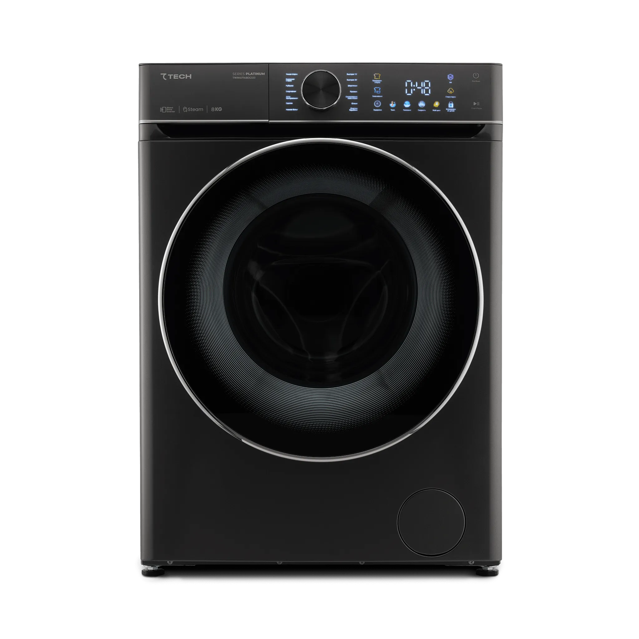 Умная стиральная машина PLATINUM, 8 кг Series PLATINUM  7WM4P1480GSS1